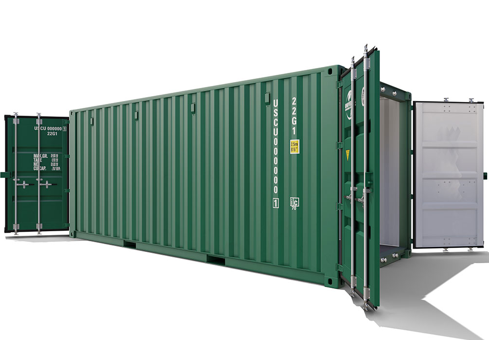 Double Door Containers